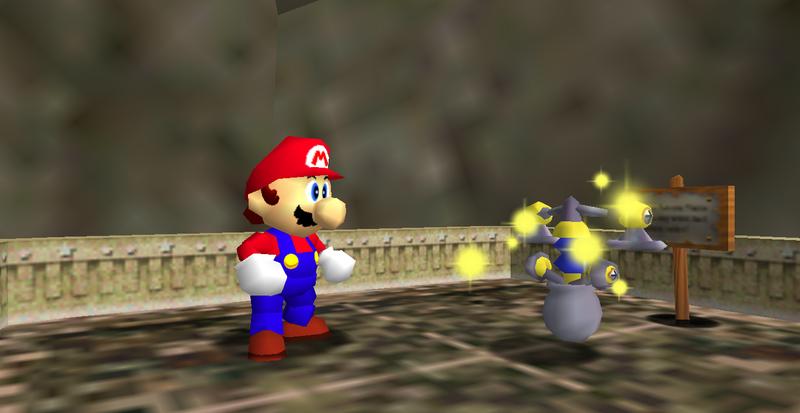 The FLUDD from Super Mario Sunshine makes an appearance (Screenshot: Super Mario 64: Last Impact)